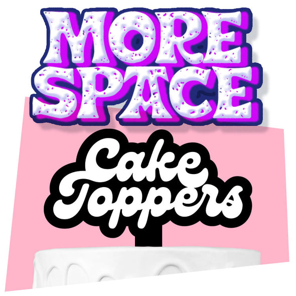 More Space Cake Toppers