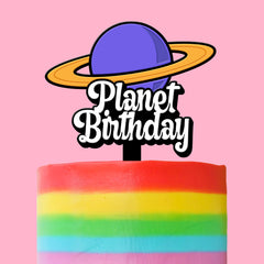 More Space Cake Toppers