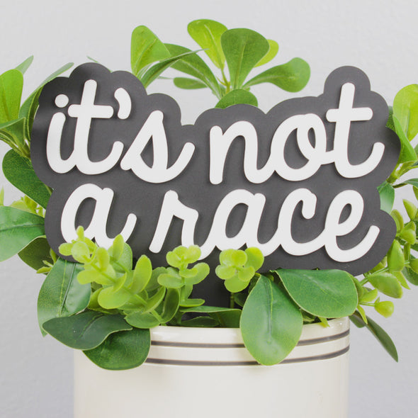 It's Not A Race